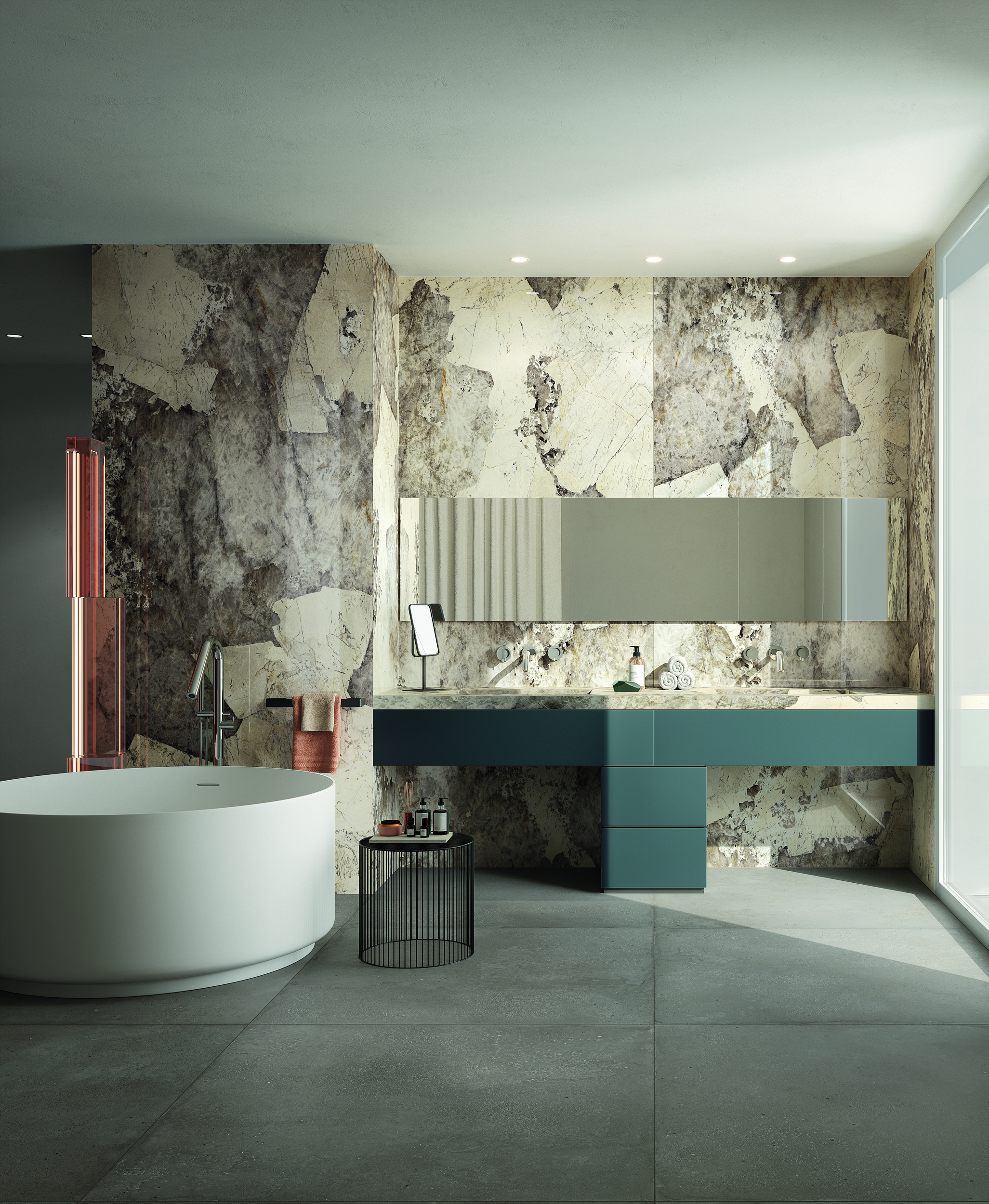 Fondovalle Marble Infinito Calacatta Light “A” Satin Slab view 2