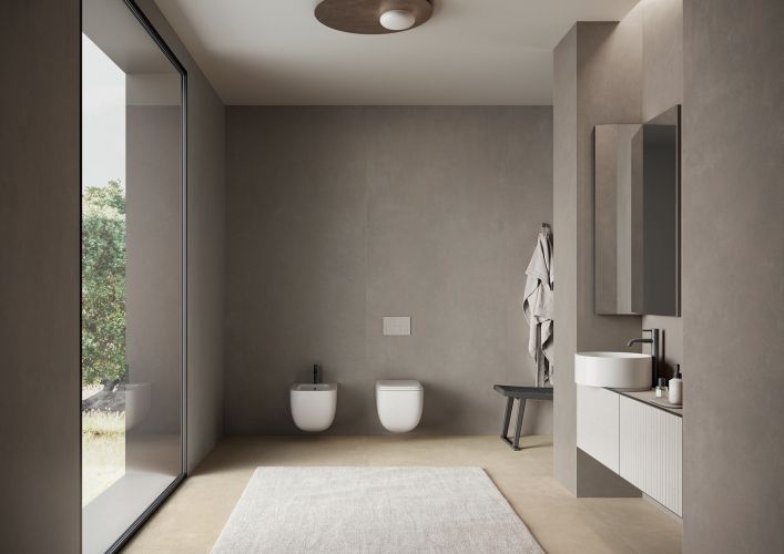 Nuances Concrete Bianco Strideup view 4